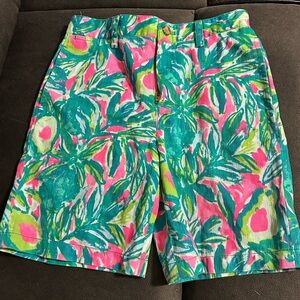 Lilly Pulitzer Vibrant Tropical Print Shorts